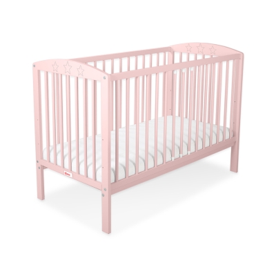 Kinderbed 120x60 cm - Sterren Poederroze Sterren