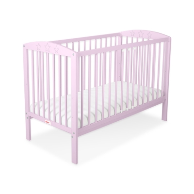 Kinderbed 120x60 cm - Sterren Roze Sterren