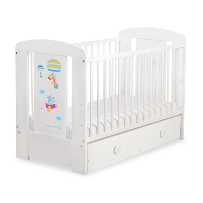 Kinderbed met Lade 120x60 cm - Happy balloons MAXI