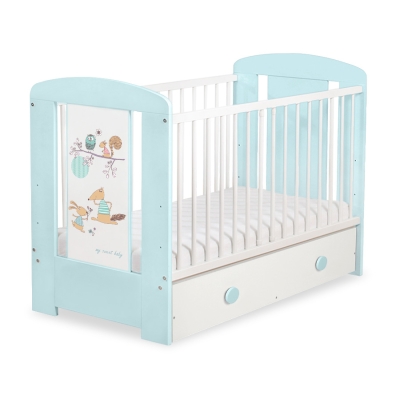 Kinderbed met Lade 120x60 cm - Happy balloons MAXI