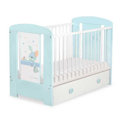 Kinderbed met Lade 120x60 cm - Happy balloons MAXI