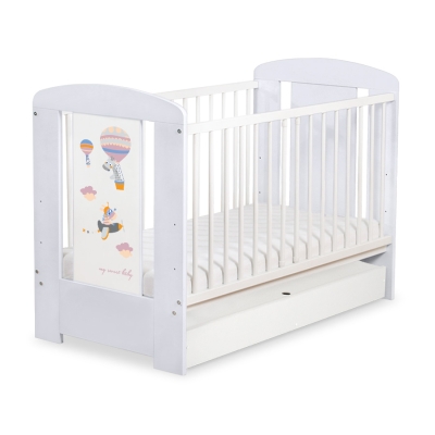 Kinderbed met Lade 120x60 cm - Happy balloons STANDARD