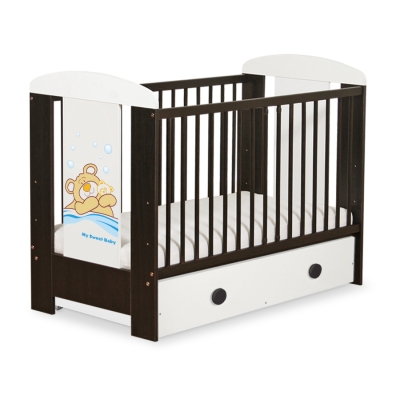 Kinderbed met Lade 120x60 cm - Tedy Bear Barnaba MAXI Teddy Bear Branaba