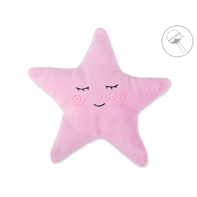 Kussen met Rammelaar LITTLE STAR Roze