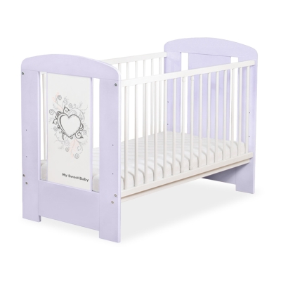 Ledikant Lila 120x60cm met Matras