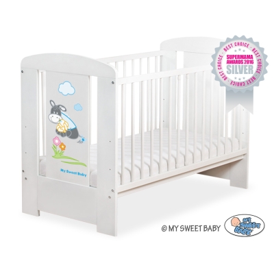 Ledikant 120x60 cm - Donkey Luca Wit Ezel Luca