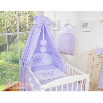 Ledikant bedset hemel en zijkant kussen -  Lila Little Prince Princess