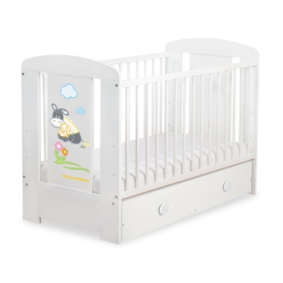 Ledikant + Lade 120x60 cm - Donkey Luca MAXI Ezel Luca