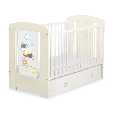 Ledikant + Lade 120x60 cm - Donkey Luca MAXI Ezel Luca