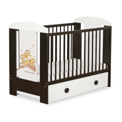 Ledikant met Lade Bear Barnaba  120x60 cm MAXI Teddy Bear Branaba