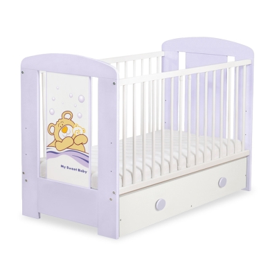 Ledikant met Lade Bear Barnaba  120x60 cm MAXI Teddy Bear Branaba