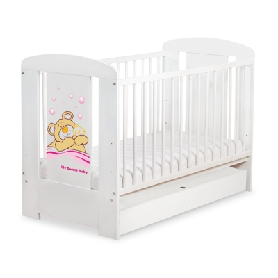Ledikant met Lade Bear Barnaba  120x60 cm STANDARD Teddy Bear Branaba