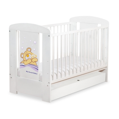 Ledikant met Lade Bear Barnaba  120x60 cm STANDARD Teddy Bear Branaba
