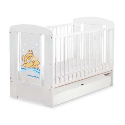 Ledikant met Lade Bear Barnaba  120x60 cm STANDARD Teddy Bear Branaba