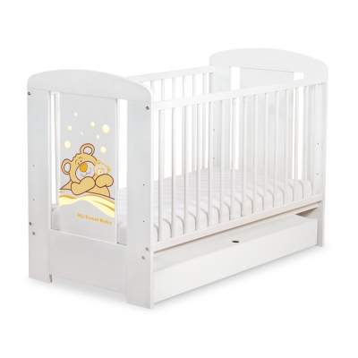 Ledikant met Lade Bear Barnaba  120x60 cm STANDARD Teddy Bear Branaba