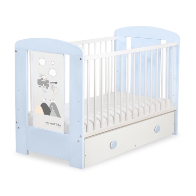 Ledikant met Lade Happy balloons 120x60 cm MAXI