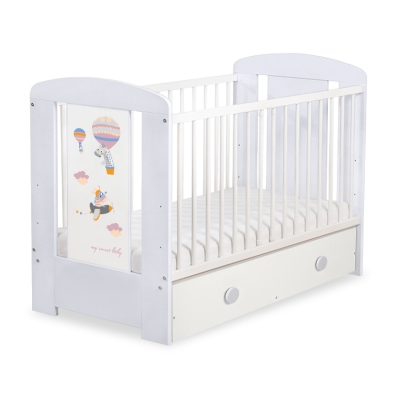 Ledikant met Lade Happy balloons 120x60 cm MAXI