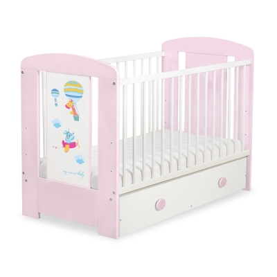 Ledikant met Lade Happy balloons 120x60 cm MAXI
