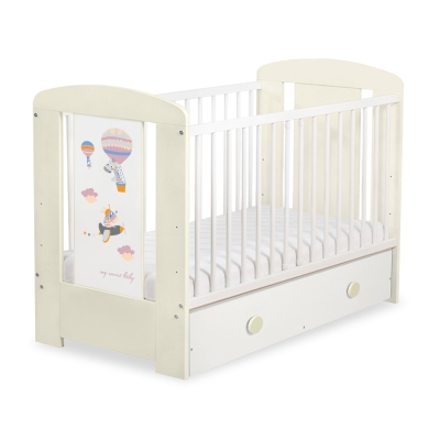 Ledikant met Lade Happy balloons 120x60 cm MAXI