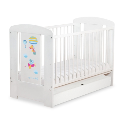 Ledikant met Lade Happy balloons 120x60 cm STANDARD