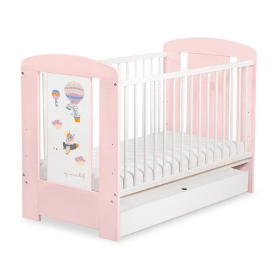 Ledikant met Lade Happy balloons 120x60 cm STANDARD