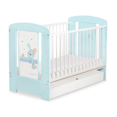 Ledikant met Lade Happy balloons 120x60 cm STANDARD