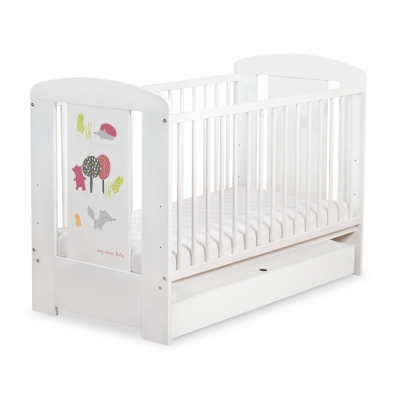 Ledikant met Lade Happy balloons 120x60 cm STANDARD Woud