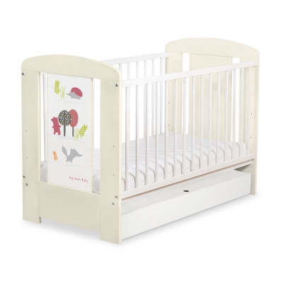 Ledikant met Lade Happy balloons 120x60 cm STANDARD Woud