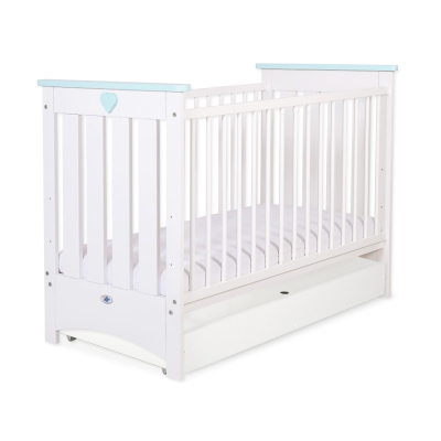 Ledikant met Lade Lorenzo STANDARD Mint Wit