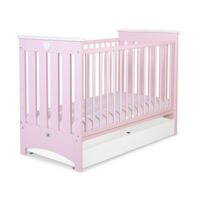 Ledikant met Lade Roze 120x60 cm  - Lorenzo III STANDARD