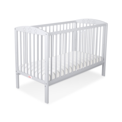 Ledikant Sterren 120x60cm Grijs Sterren
