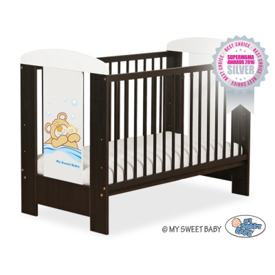 Ledikant Tedy Bear Barnaba 120x60 cm Bruin Teddy Bear Branaba