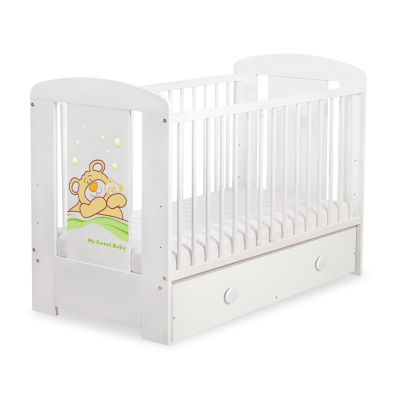 Ledikant Tedy Bear Barnaba met Lade 120x60 cm MAXI Teddy Bear Branaba