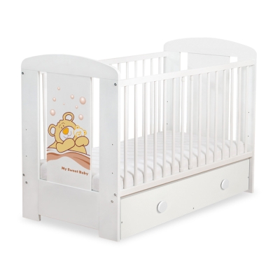 Ledikant Tedy Bear Barnaba met Lade 120x60 cm MAXI Teddy Bear Branaba