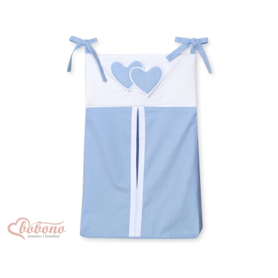 Luiertas - Harten Blauw