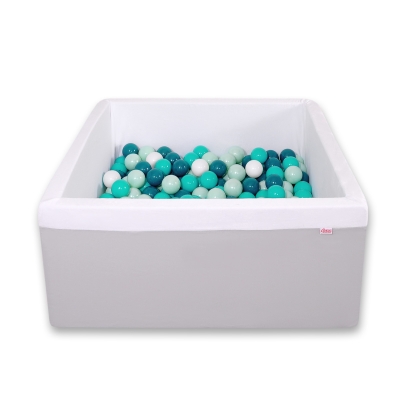 Minky Ballenbak met Ballen 4x50 st Grijs