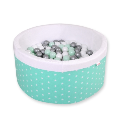 Minky Ballenbak met Ballen 4x50 st Mint