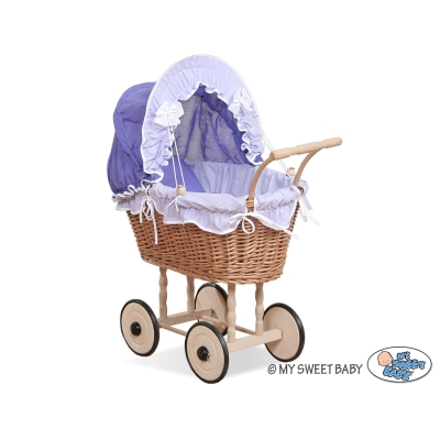 Natuurlijke Poppenwagen van Riet
