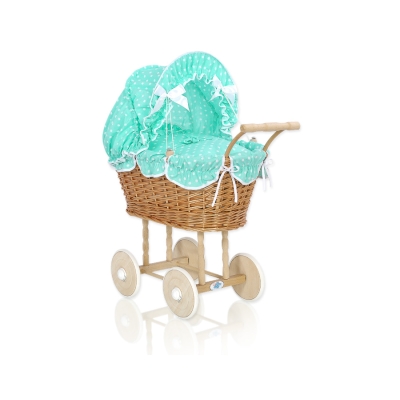 Natuurlijke Poppenwagen van Riet