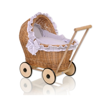 Natuurlijke Poppenwagen van Riet Grijs