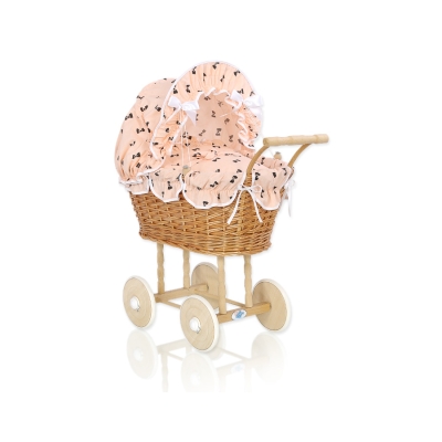Natuurlijke Poppenwagen van Riet Lussen
