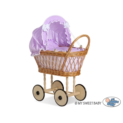 Natuurlijke Poppenwagen van Riet Purper