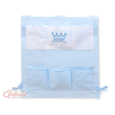 Opbergtas voor Ledikant -  Blauw Little Prince Princess