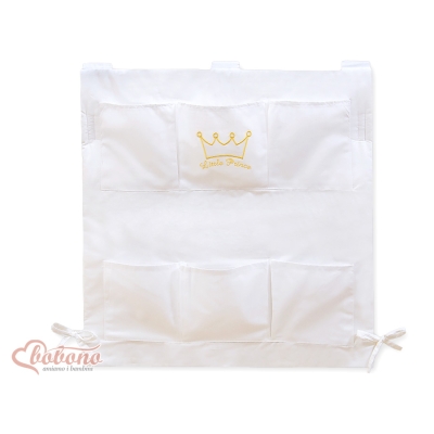 Opbergtas voor Ledikant -  Wit Little Prince Princess