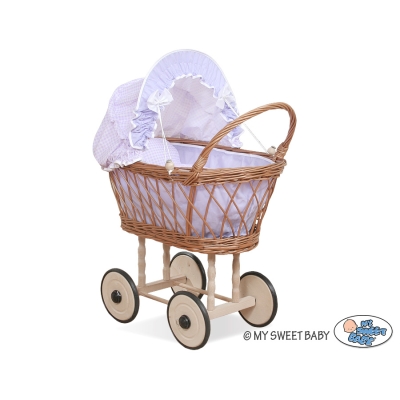 Poppenwagen van Natuurlijke Riet