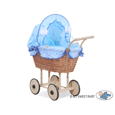 Poppenwagen van Natuurlijke Riet