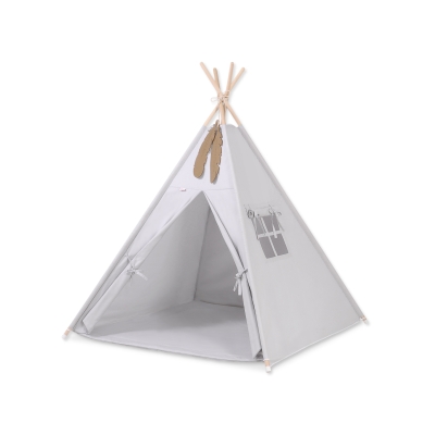 Set: Tipi-tent Speelmat   Grijs