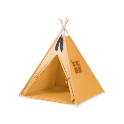 Set: Tipi-tent Speelmat   Honing Mosterd