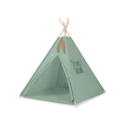 Set: Tipi-tent Speelmat   Pastelgroen