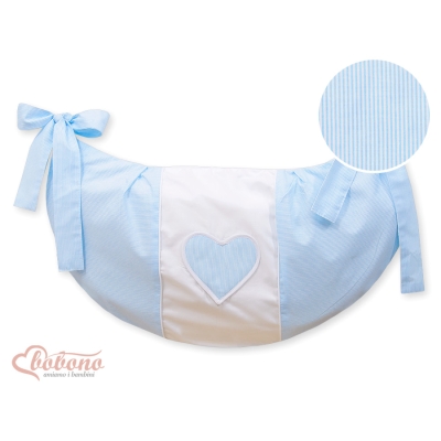 Speelgoedtas voor Ledikant - Harten Blauw Snijder
